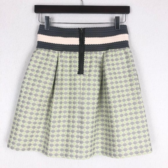 Anthropologie Maeve Seren Jacquard Skirt Sz S - Picture 2 of 6